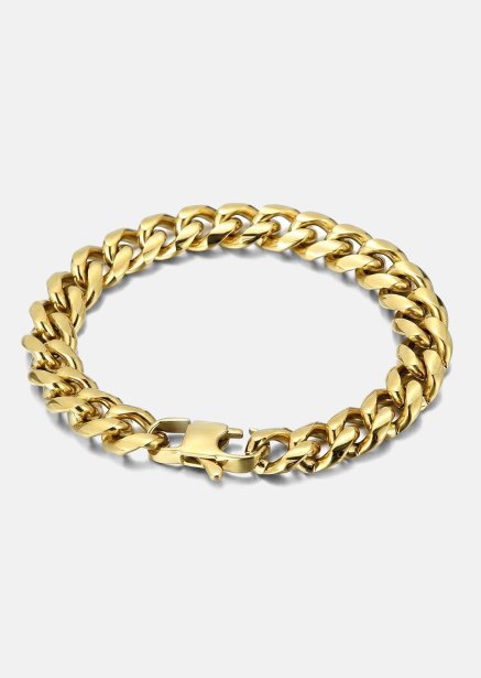 Bransoletka Titan Link - 18k Pozłacana