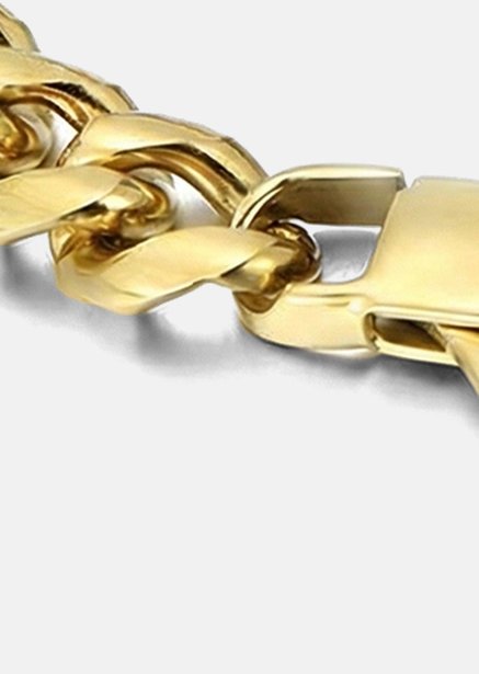 Bransoletka Titan Link - 18k Pozłacana