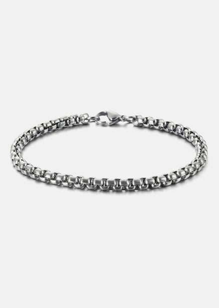 Bransoletka Steel Valor - Posrebrzana