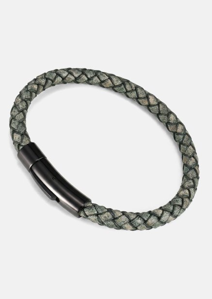 Bransoletka skórzana Talon Weave