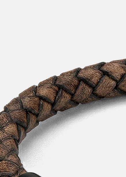 Bransoletka skórzana Brawn Weave
