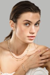Naszyjnik Pearl Harmony – 18k Pozłacany