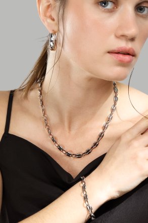 Bransoletka Bold Chain – Posrebrzana