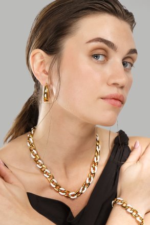 Kolczyki Bold Curve – 18k Pozłacane
