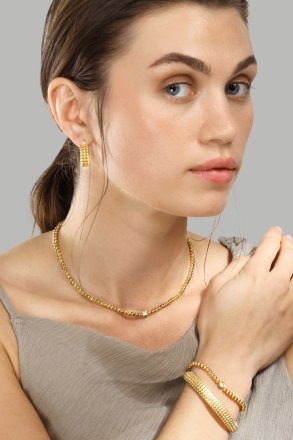 Bransoletka Aurora - 18k Pozłacana