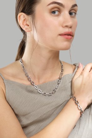 Naszyjnik Chain Link – Posrebrzany