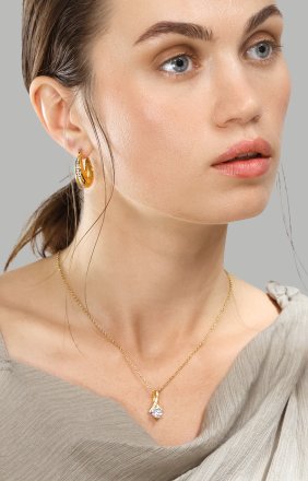 Naszyjnik Amour Glow - 18k Pozłacany