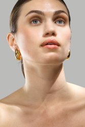 Kolczyki Gilded Drop – 18k Pozłacane