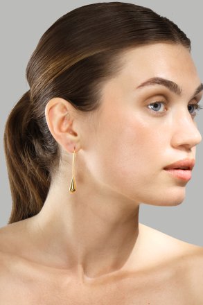 Kolczyk Golden Drop Elegance - 18k Pozłacany