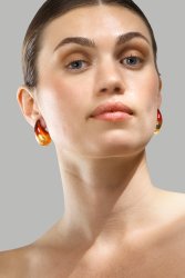 Kolczyki Verdé Glow – 18k Pozłacane