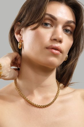 Bransoletka Twist Bold - 18k Pozłacana