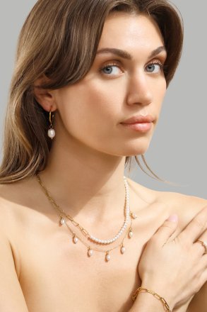 Luna Gold Chain Bracelet - 18k Pozłacana
