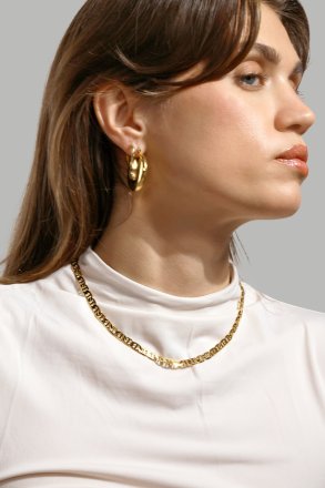 Kolczyk Shine Hoops - 18k Pozłacany