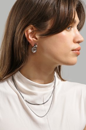 Bransoletka Twist – Posrebrzana