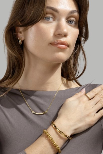 Bransoletka Stardust - 18k Pozłacana