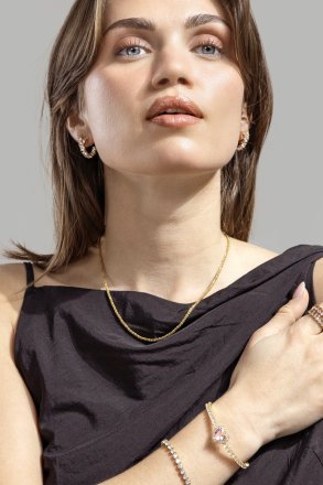 Naszyjnik Shimmer - 18k Pozłacany