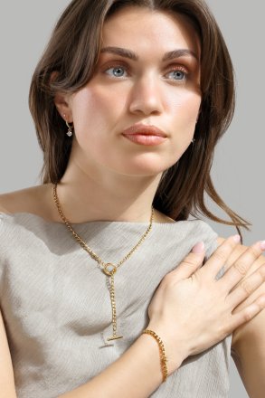 Kolczyk Luxe Whisper - 18k Pozłacany