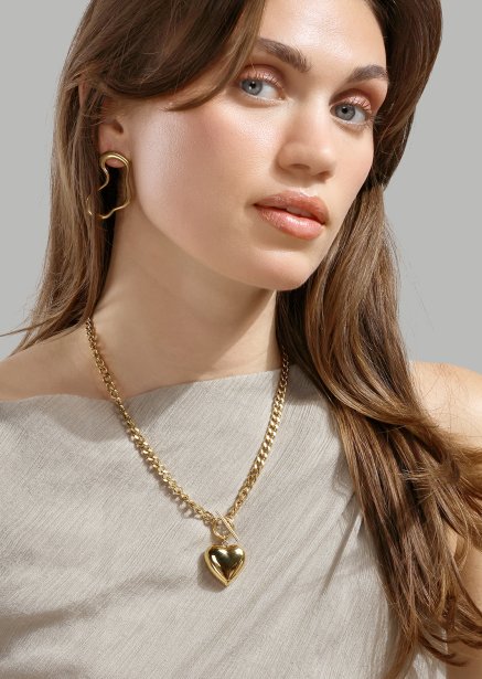 Heart of Gold Charm - 18k Pozłacany