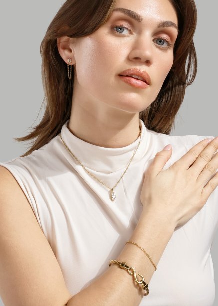 Bransoletka Charmly - 18k Pozłacana