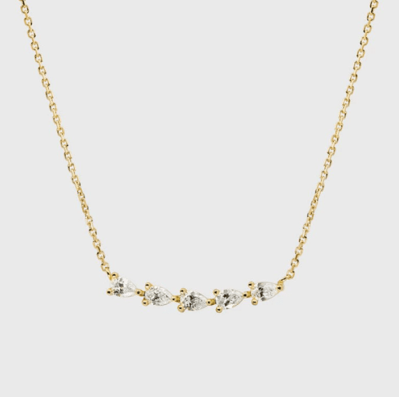 Naszyjnik Crystal Link - 18k Pozłacany
