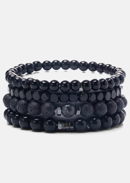 Bransoletka z koralików Obsidian Edge