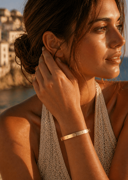 Bransoletka Halo – 18k Pozłacana