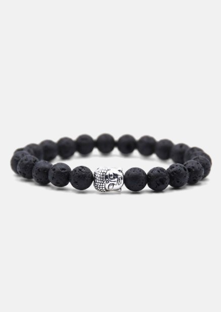 Bransoletka z koralików Obsidian Aura