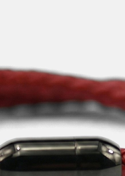 Bransoletka skórzana Crimson Edge