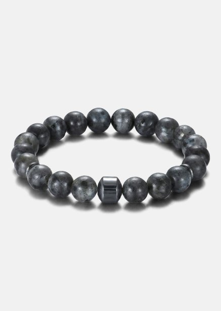 Bransoletka z koralików Obsidian Charm