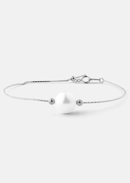 Bransoletka Pearl Aura - Posrebrzana