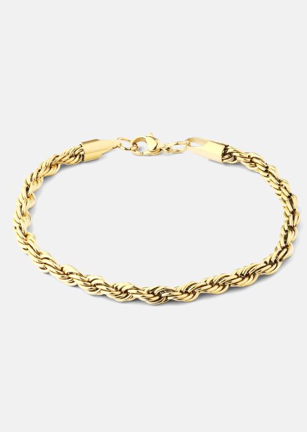 Bransoletka Twisted Link - 18k Pozłacana