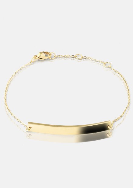 Bransoletka Sleek Elegance - 18k Pozłacana