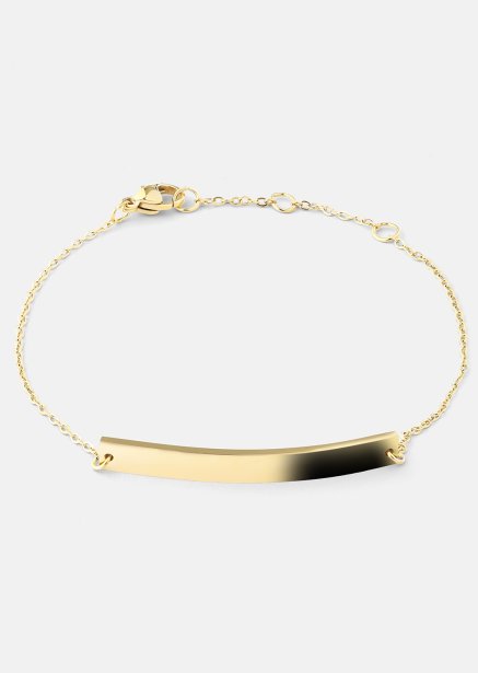 Bransoletka Sleek Elegance - 18k Pozłacana