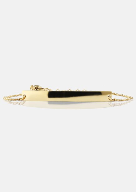 Bransoletka Sleek Elegance - 18k Pozłacana