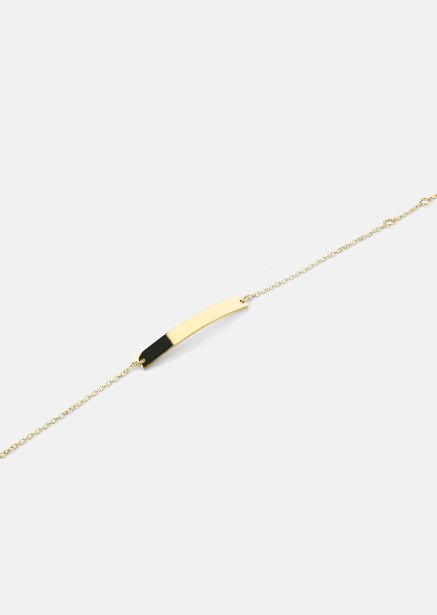 Bransoletka Sleek Elegance - 18k Pozłacana
