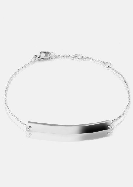 Bransoletka Sleek Elegance - Posrebrzana
