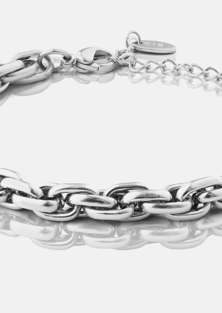 Bransoletka Shine Link - Posrebrzana