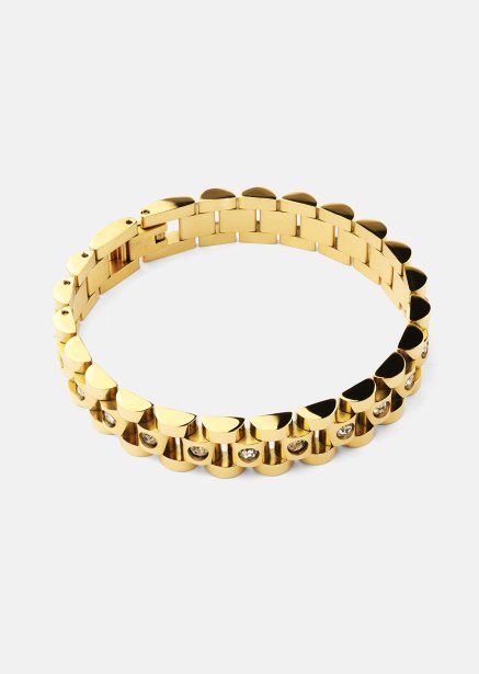 Bransoletka Bold Elegance - 18k Pozłacana