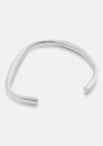Bransoletka Flow Cuff - Posrebrzana