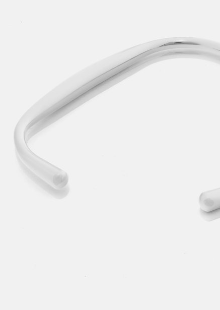 Bransoletka Flow Cuff - Posrebrzana