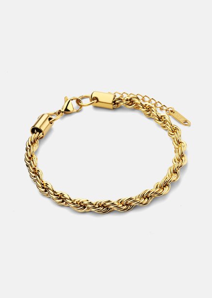 Bransoletka Twistad Elegans - 18k Pozłacana