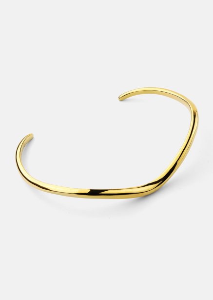 Bransoletka Wave Cuff - 18k Pozłacana