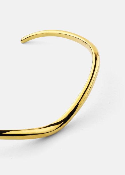 Bransoletka Wave Cuff - 18k Pozłacana