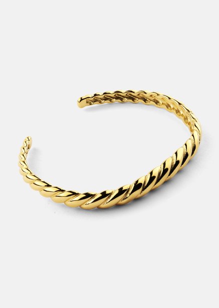 Bransoletka Twist Glow - 18k Pozłacana