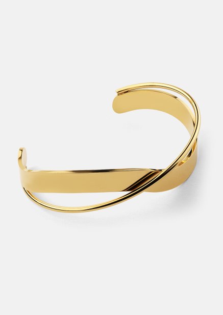 Bransoletka Twist Cuff - 18k Pozłacana