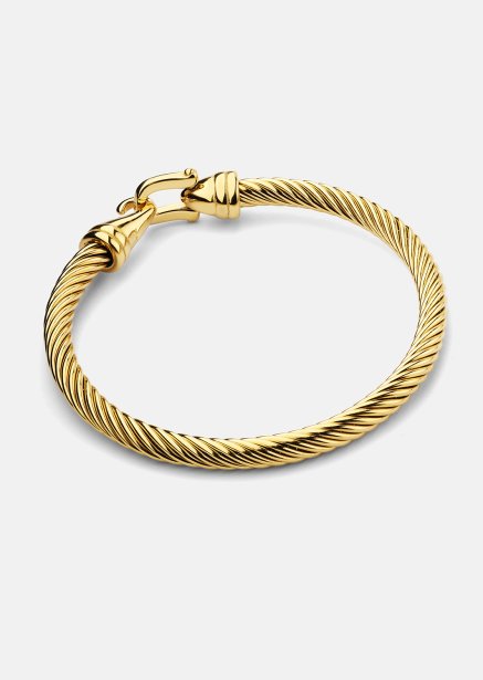 Bransoletka Twistad Elegans - 18k Pozłacana