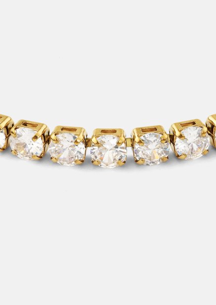 Bransoletka Gloria Band 4mm - 18k Pozłacana