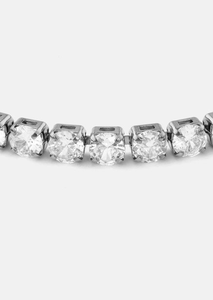 Bransoletka Gloria Band 4 mm - Posrebrzana