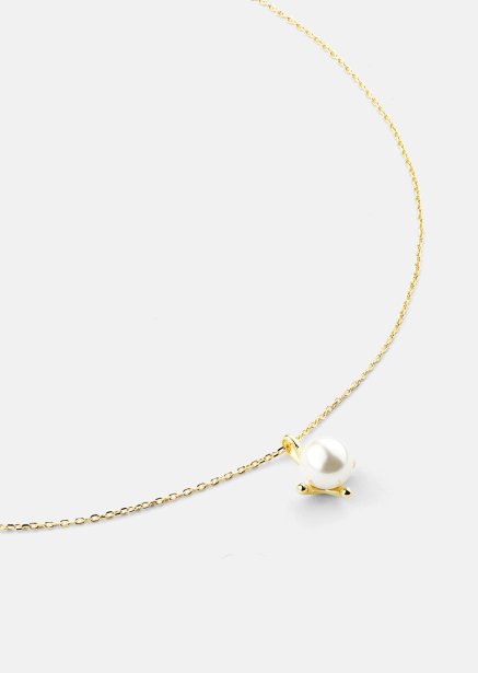 Naszyjnik North Pearl - 18k Pozłacany