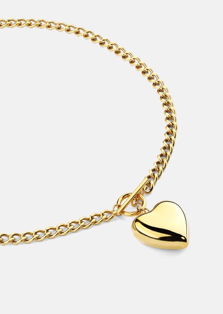 Heart of Gold Charm - 18k Pozłacany